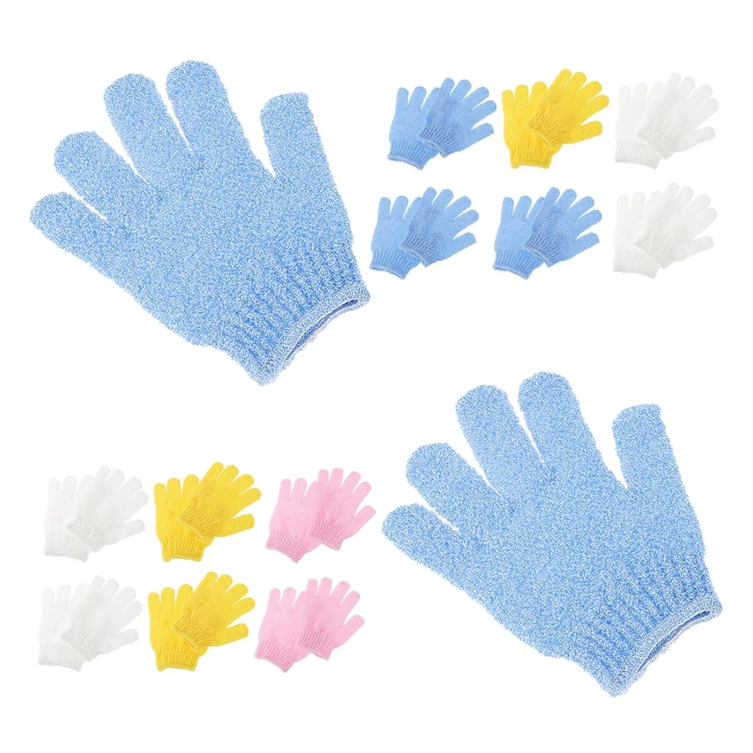 Пилинговые перчатки, 16 пар, SEWACC, Nylon