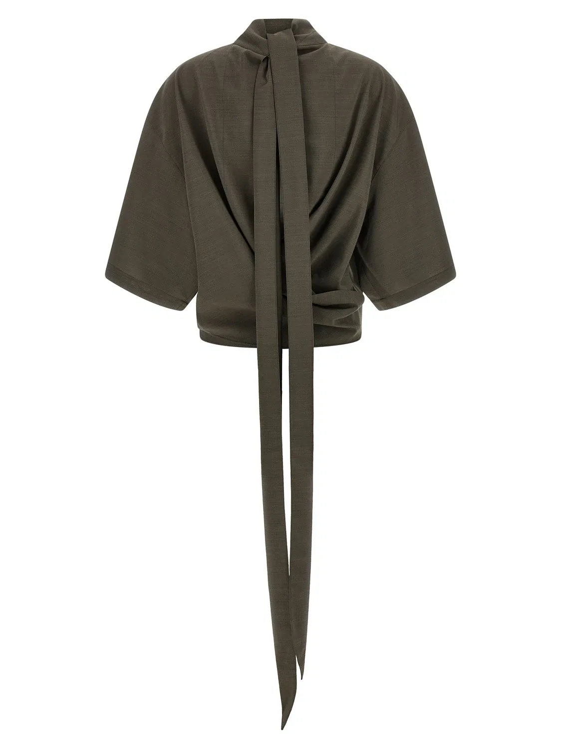 Блузка La Blouse Havana JACQUEMUS, серый — фото 2