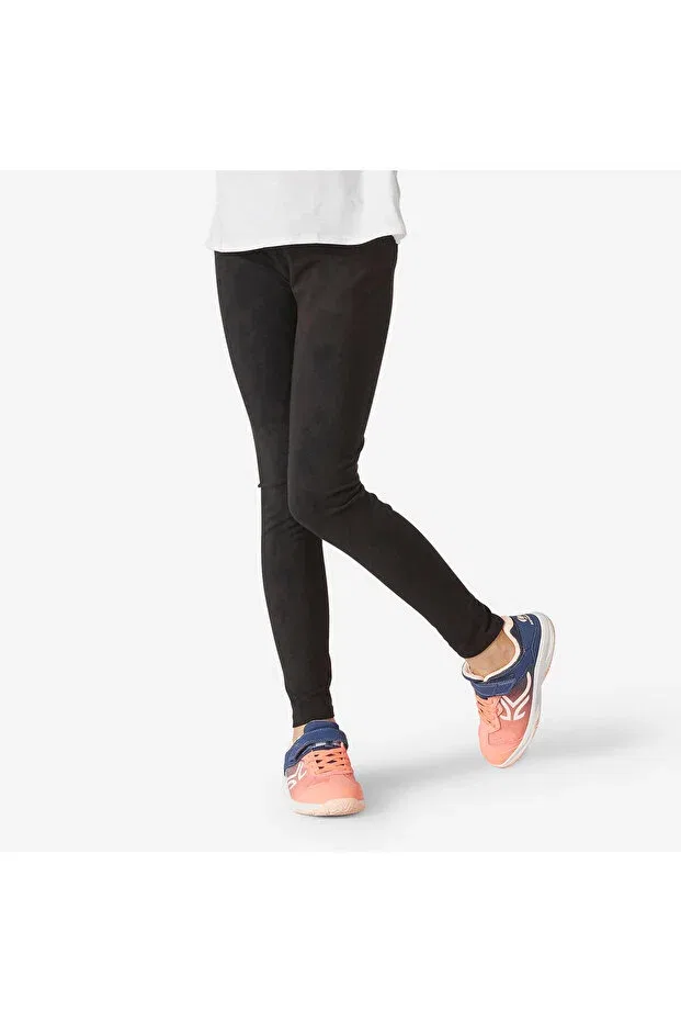 Детские леггинсы для девочек облегающие Decathlon, Black