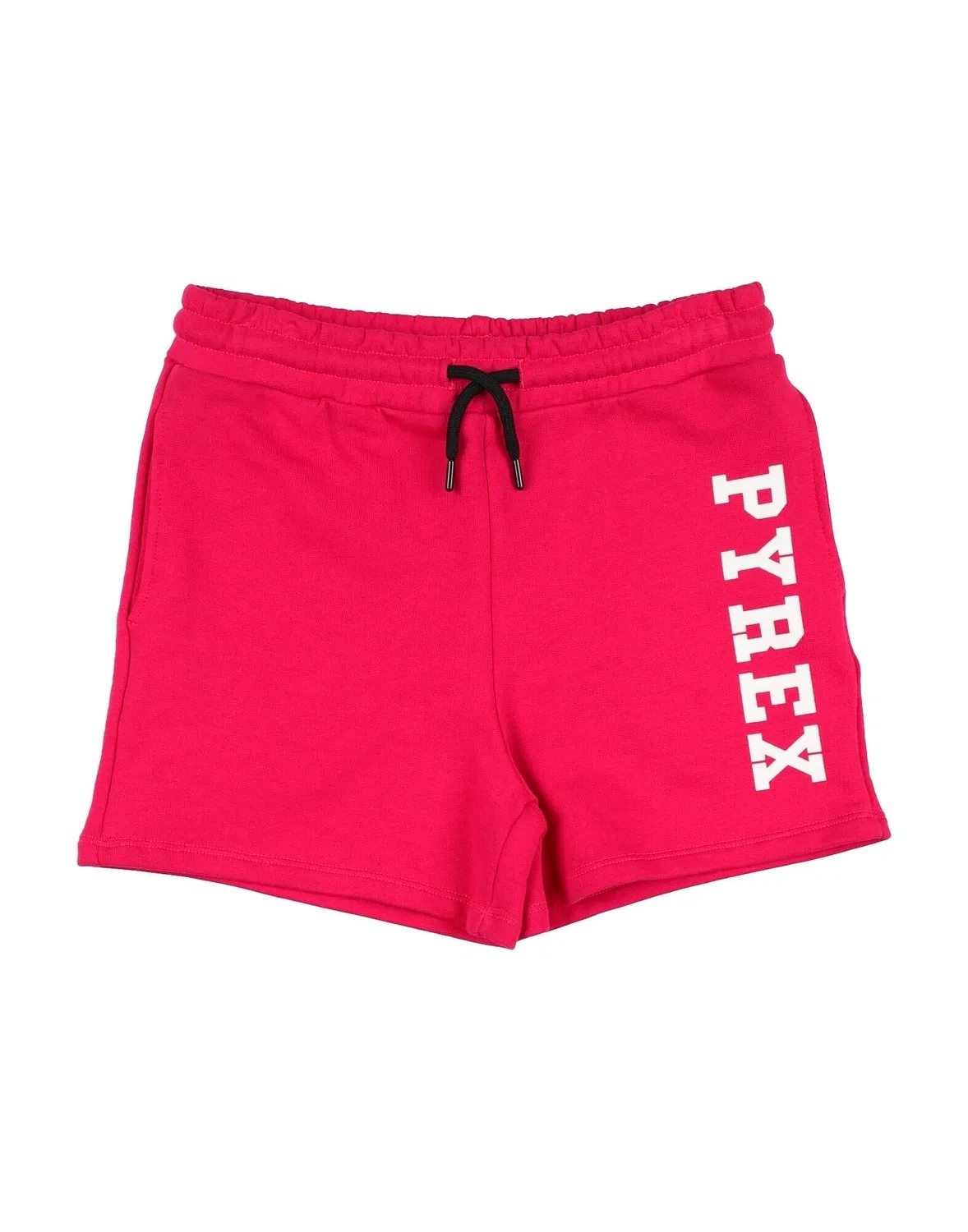Детские шорты для девочек из французского терри с принтом Pyrex, фуксия