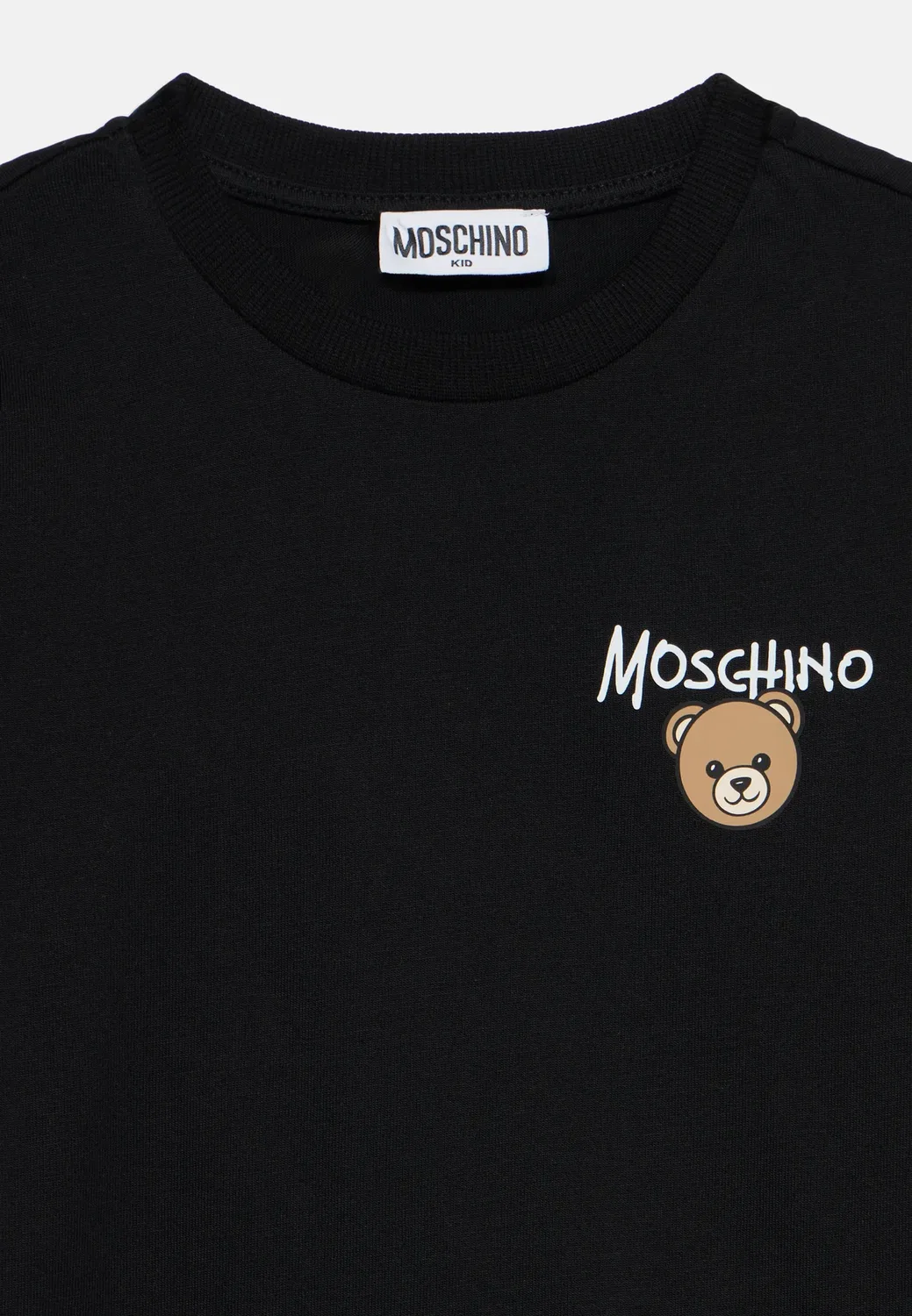 Футболка унисекс - базовая модель Moschino, Black — фото 3
