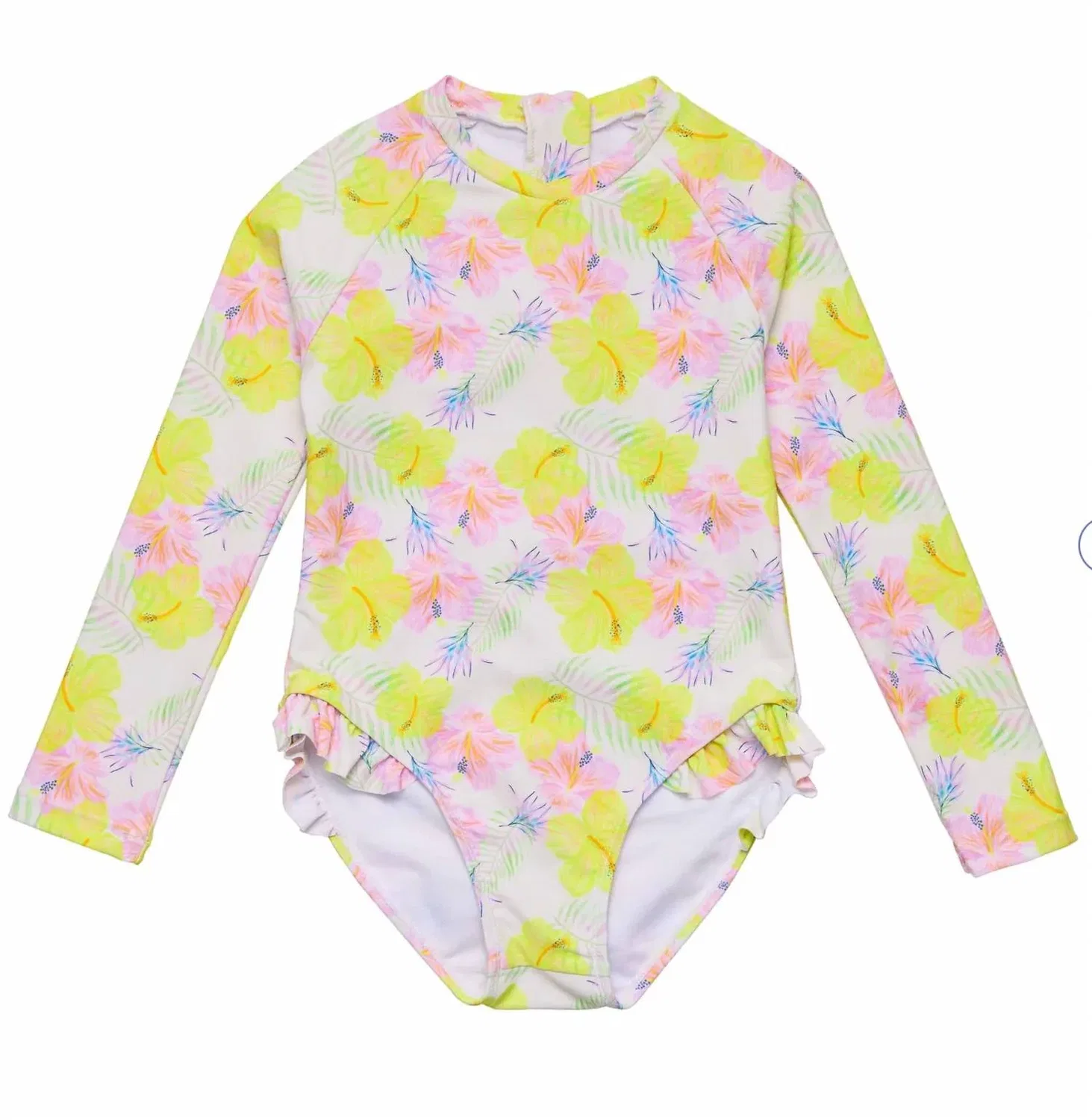 Детский купальник-комбинезон с длинным рукавом Aloha Vacay Surf Suit Snapper Rock, зеленый