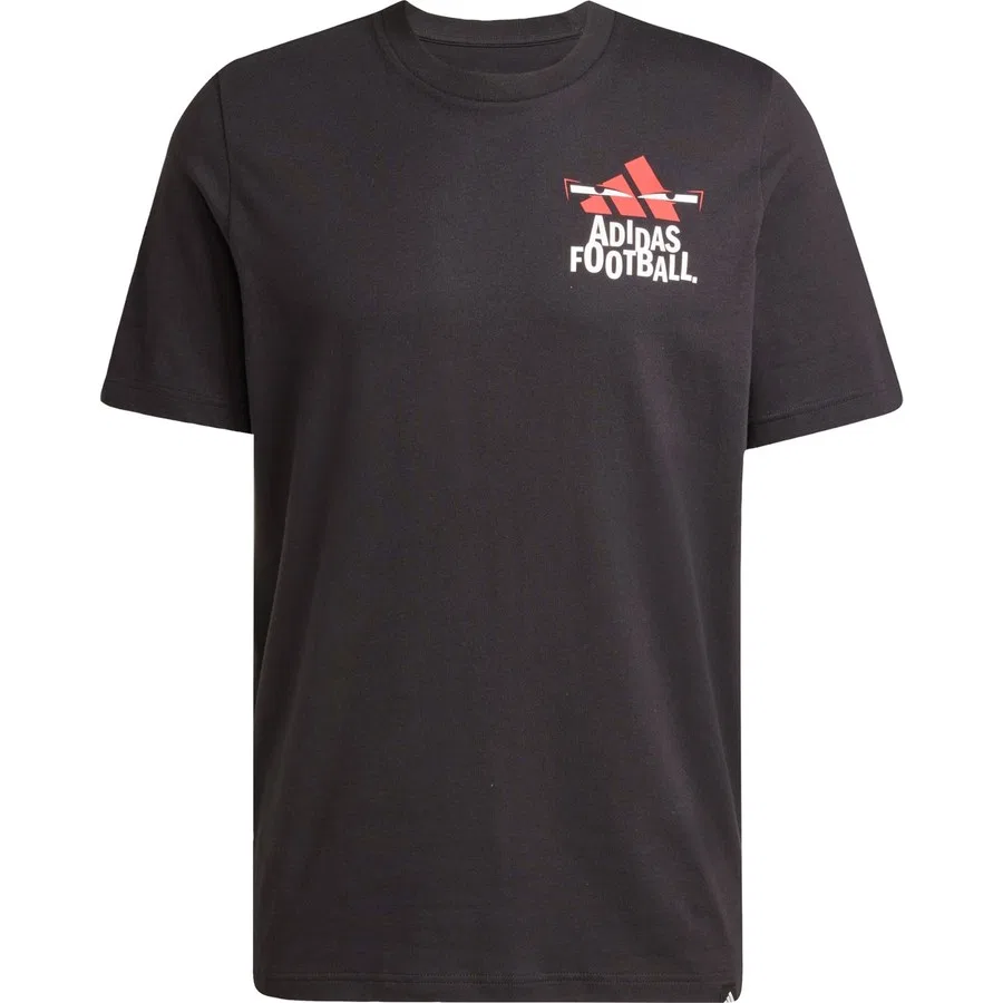 Футболка с принтом Performance Football Graphic Tee adidas, Белый — фото 3