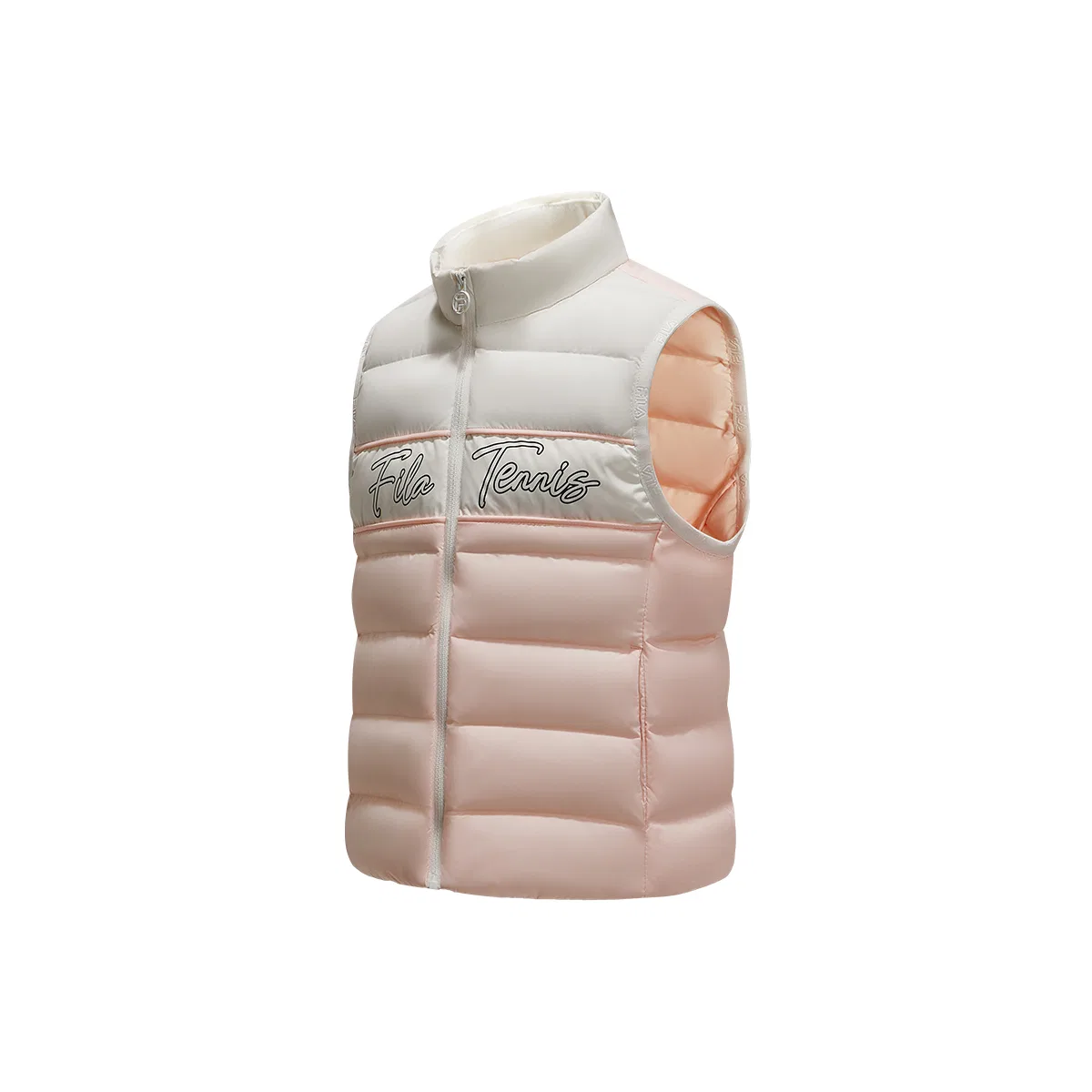 Детский жилет утепленный FILA KIDS Down Vests Stand Collar Thickened, Cloud White — фото 4