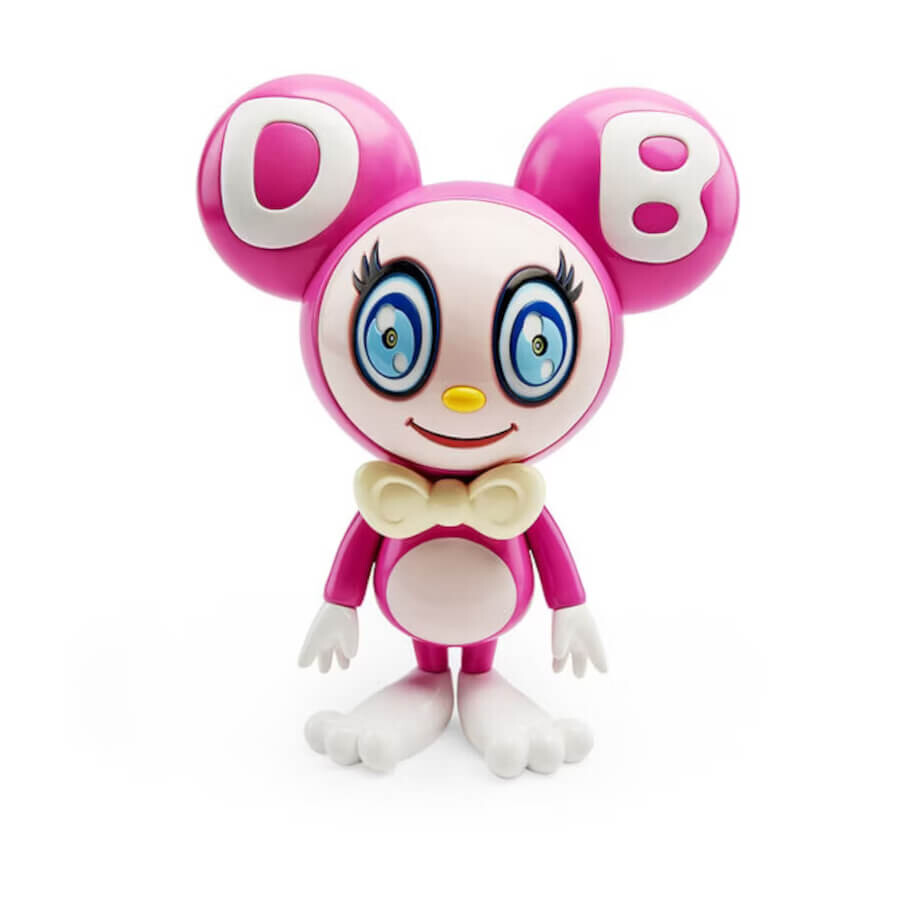 

Виниловая фигурка Takashi Murakami DOB-kun, ярко-розовый/мультиколор
