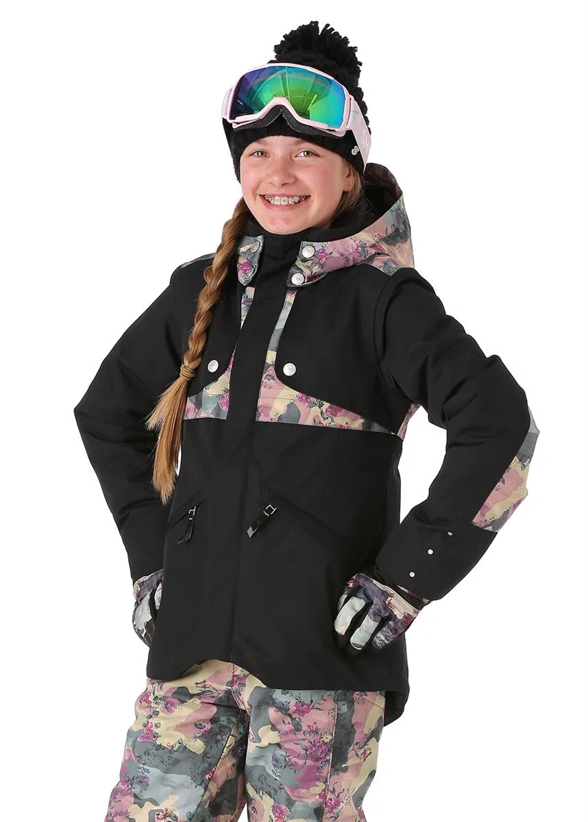 Утепленная куртка с капюшоном June Obermeyer, Vera Camo