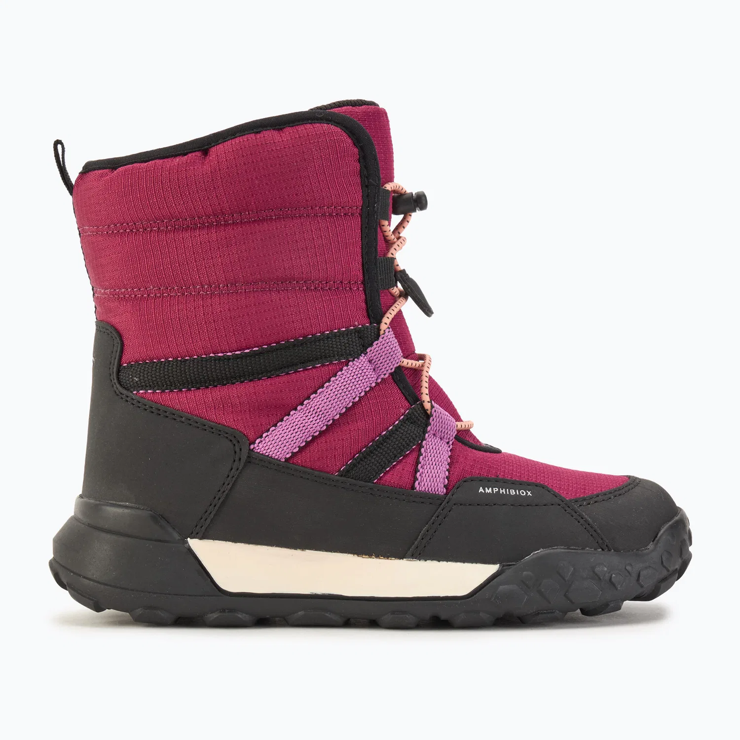 Детские зимние ботинки Geox Trekkyup ABX, Цвет Rosa — фото 2