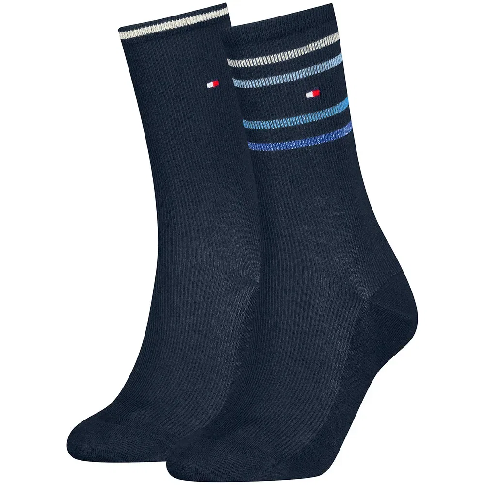 Женские носки с люрексом Lurex Stripe Tommy hilfiger, Blue