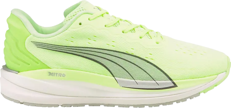 

Кроссовки Puma Wmns Magnify Nitro Fizzy Light Metallic Silver, зеленый