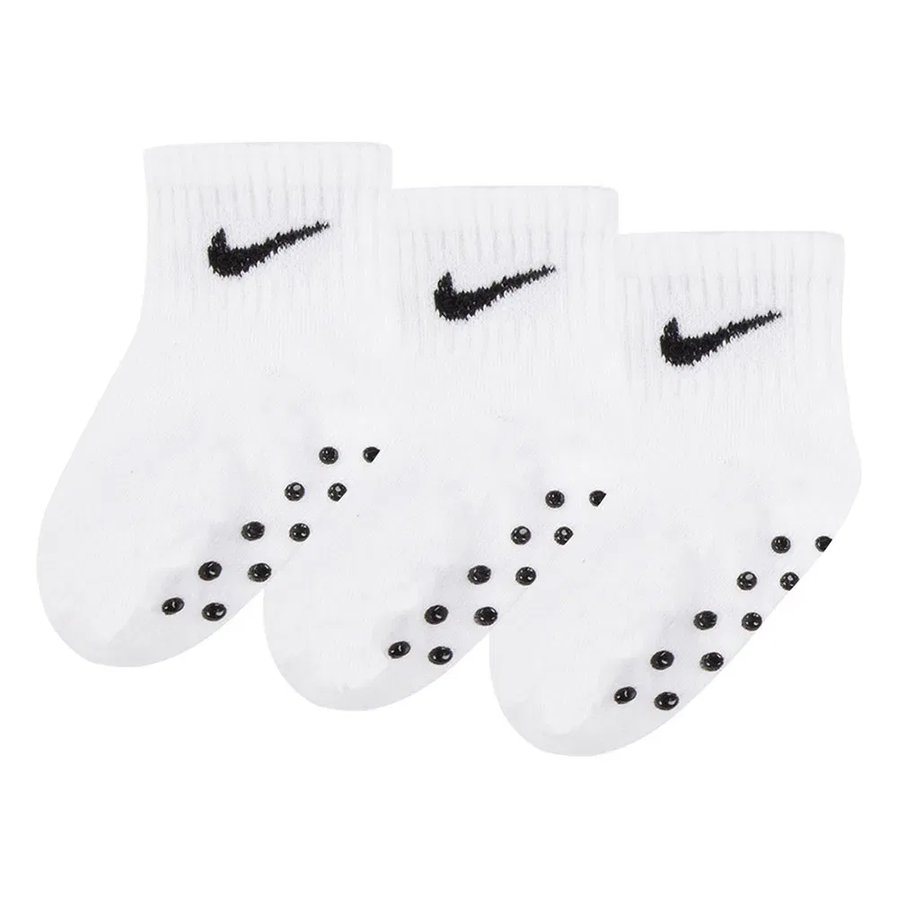 Носки Nike Core Swoosh Gripper 3 пары, белый