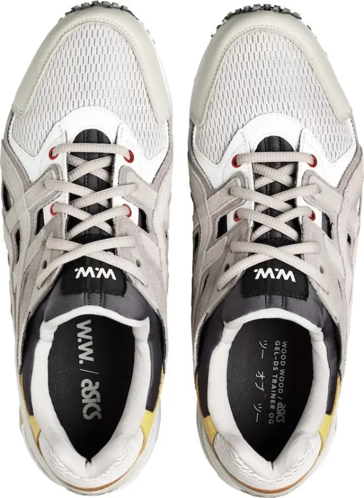 Кроссовки wood wood x gel ds trainer og 'moonrock' Asics, серый — фото 3