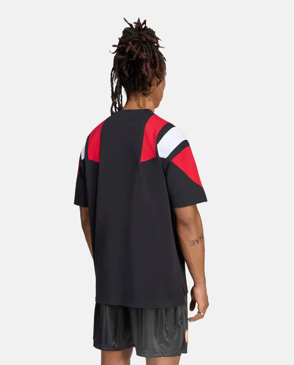 Мужская футболка, EQT Manchester United FC 2026-2027, adidas, черный — фото 2