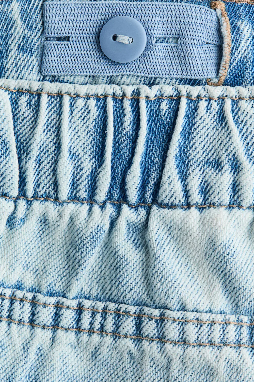 Свободные джинсы с широкими штанинами H&M, Helles Denimblau — фото 2