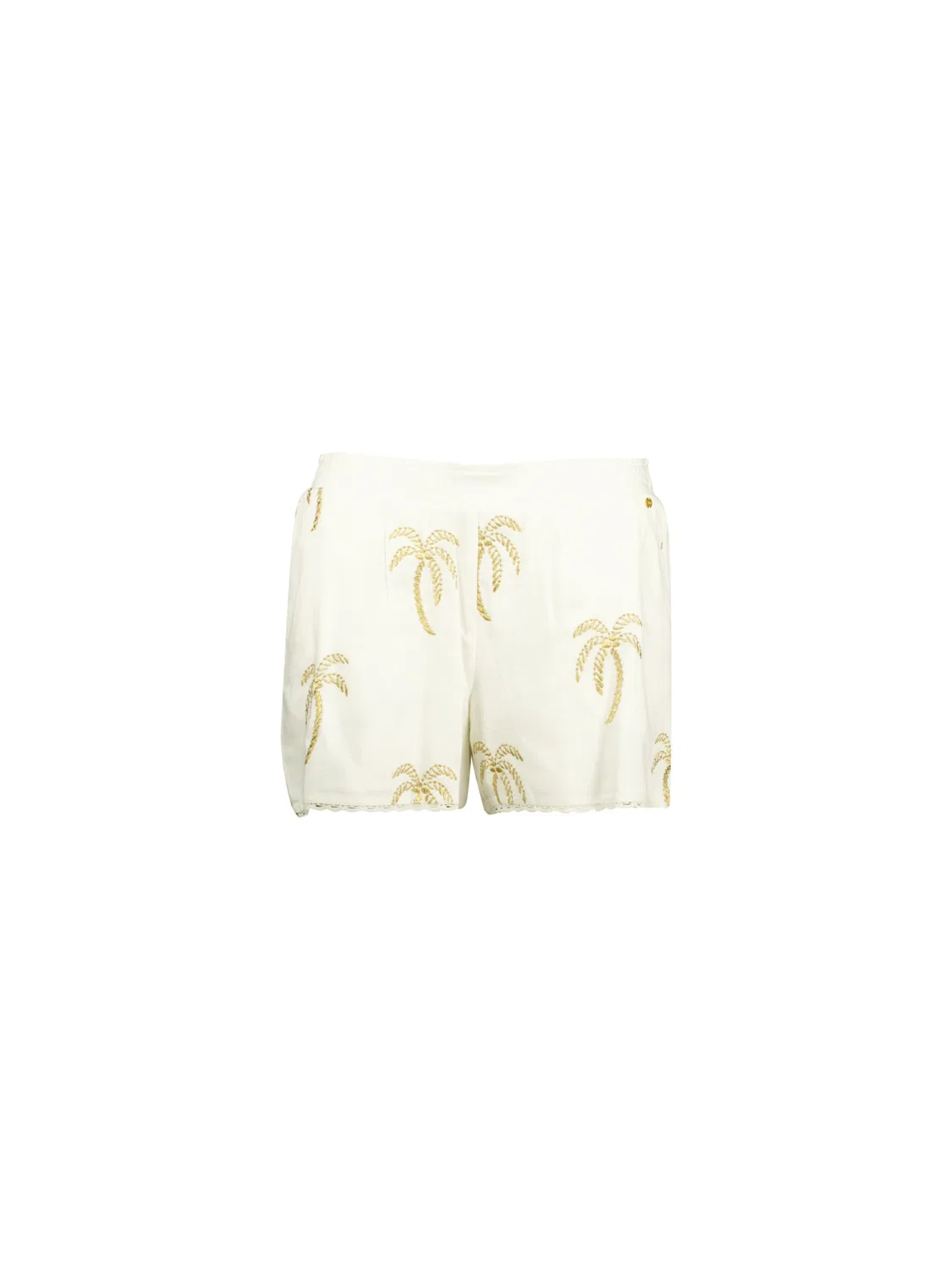 Брюки Deeluxe Regular Pants TIAREVA белого цвета