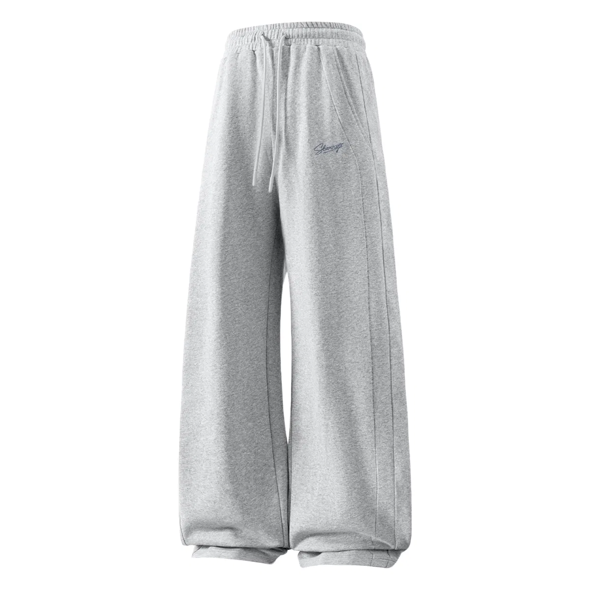 Детские брюки свободного прямого кроя MINISO, Spring Fall Heather Gray