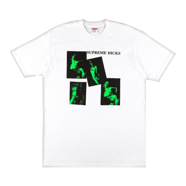 

Футболка Supreme Dicks Tee 'White', белый