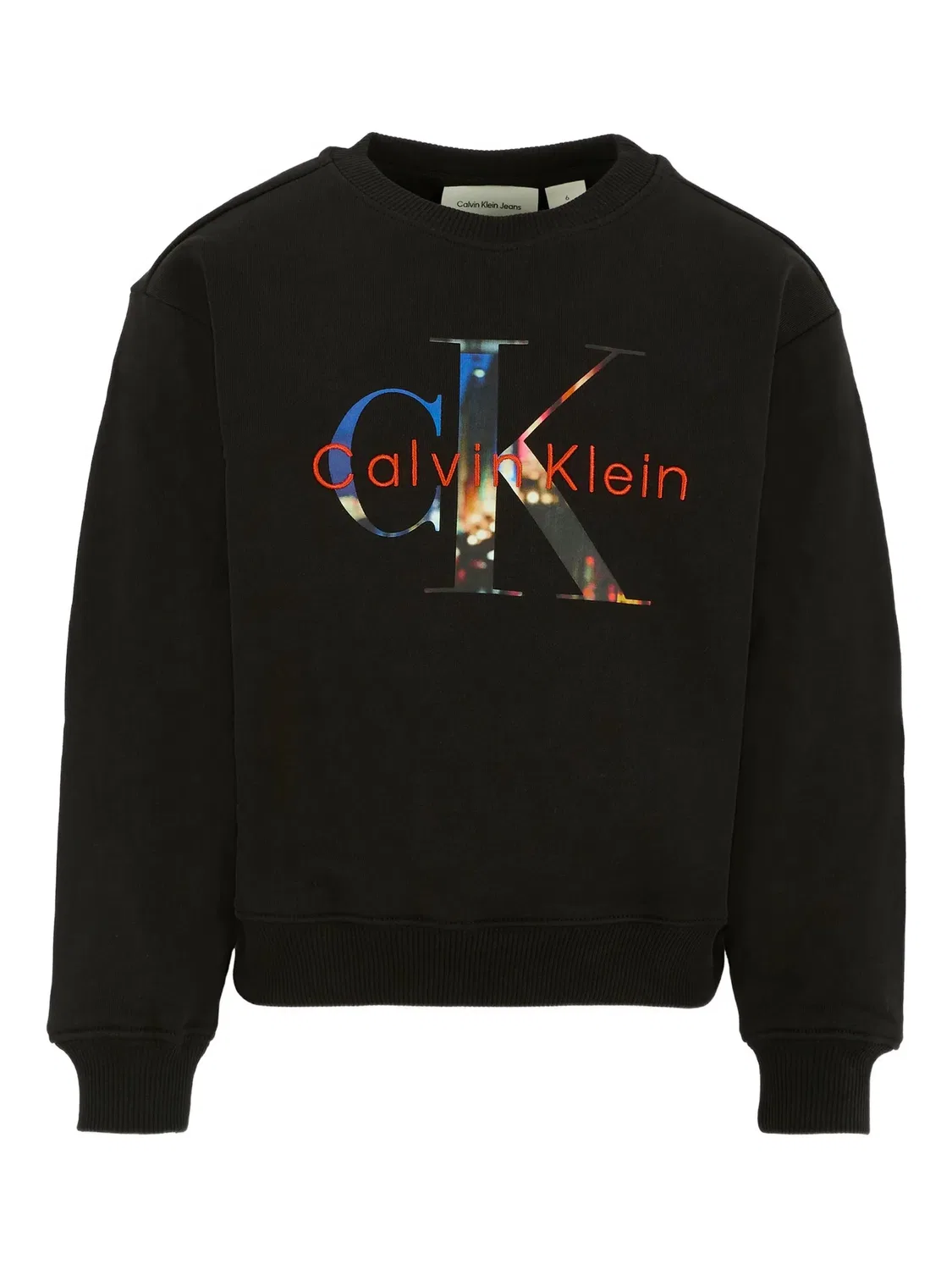 Calvin Klein Свитшот с принтом логотипа черный