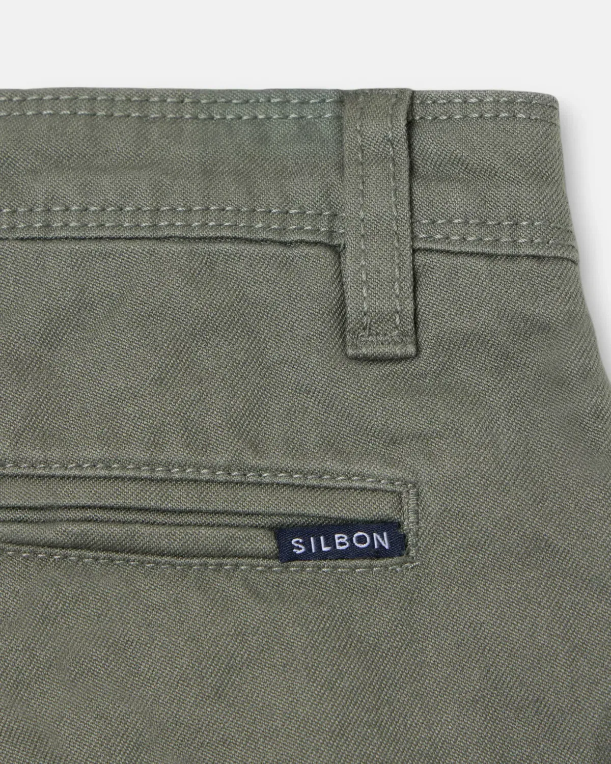 Детские шорты карго для мальчиков хлопковые Regular fit Silbon, Verde — фото 4