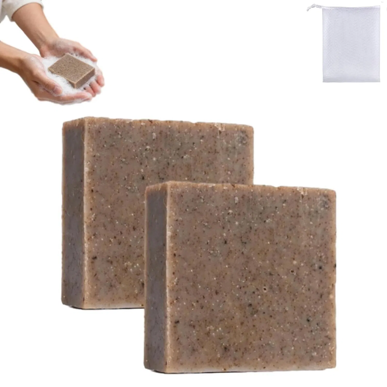 Твердое мыло с медной глиной, очищающее, 100 г, 2 шт Generic