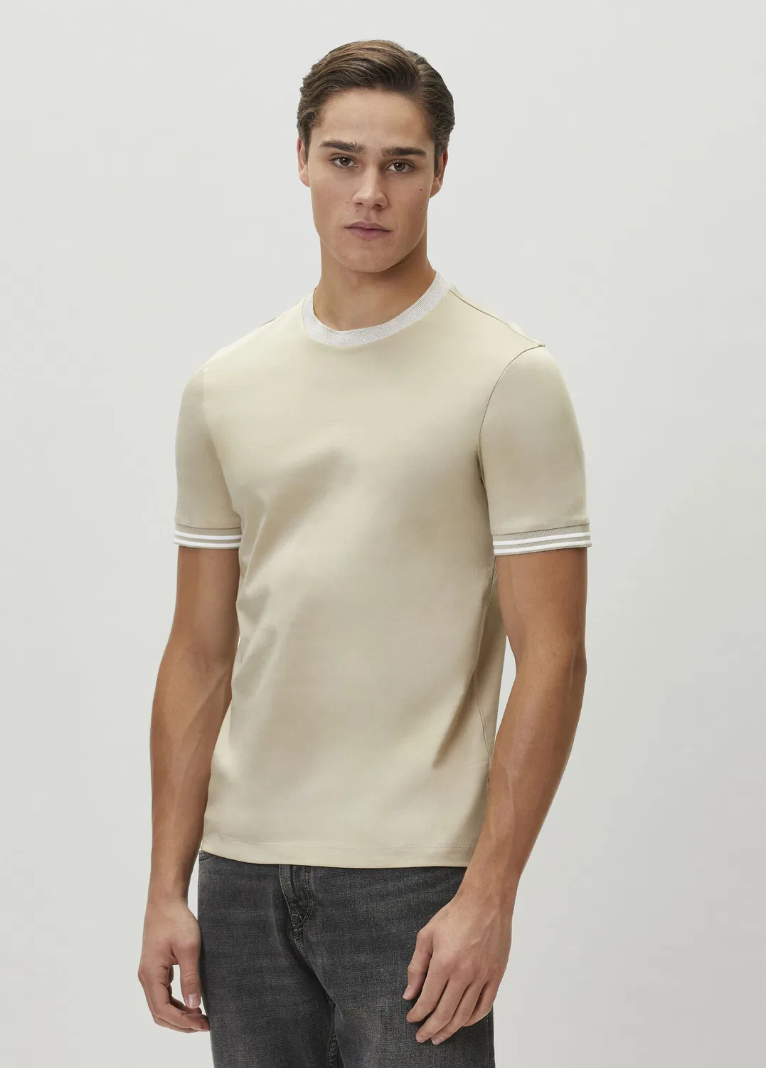 Футболка Slim Fit Boss, Bej — фото 3