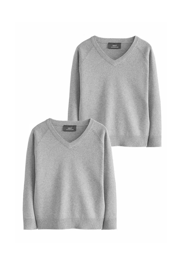 Комплект из джемпера и брюк, хлопок, 2 set pack, Next, Light Grey, светло-серый