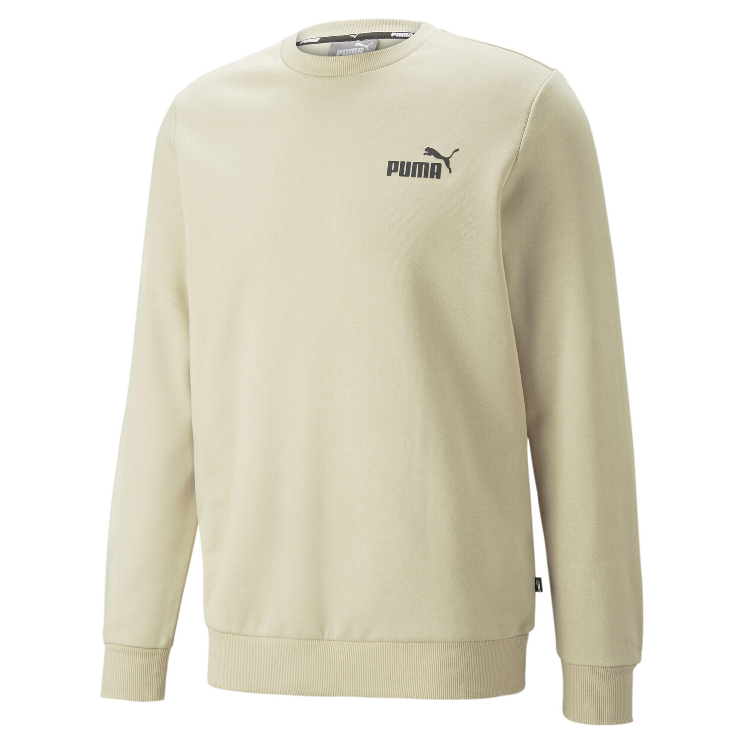 

Мужской свитшот с круглым вырезом Essentials Small Logo PUMA, бежевый