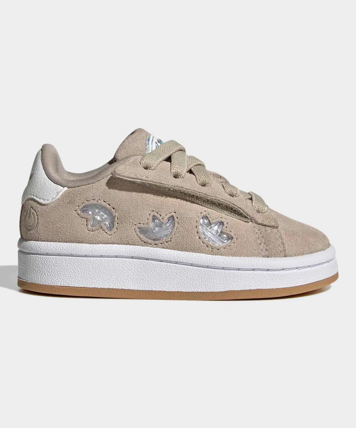 Детские кроссовки со светящимися элементами Campus 00s Adidas, Beige