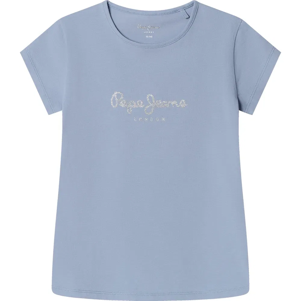 Детская футболка с принтом Hana Glitter N Pepe jeans, Blue