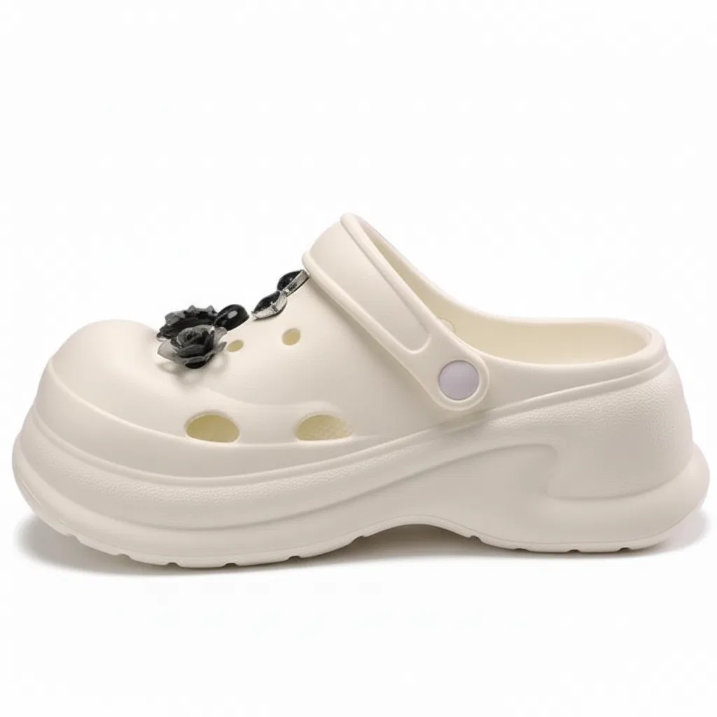 Женские домашние тапочки EVA Мужское/Женское/Детское MINISO, Bone White — фото 3
