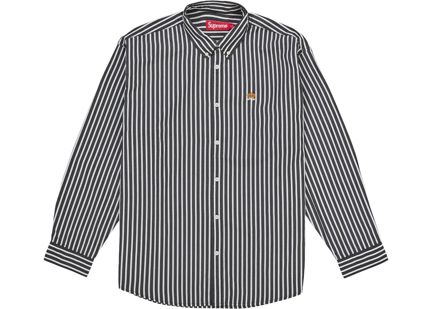 Мужская рубашка с полоской Supreme Shirt (SS26), Black