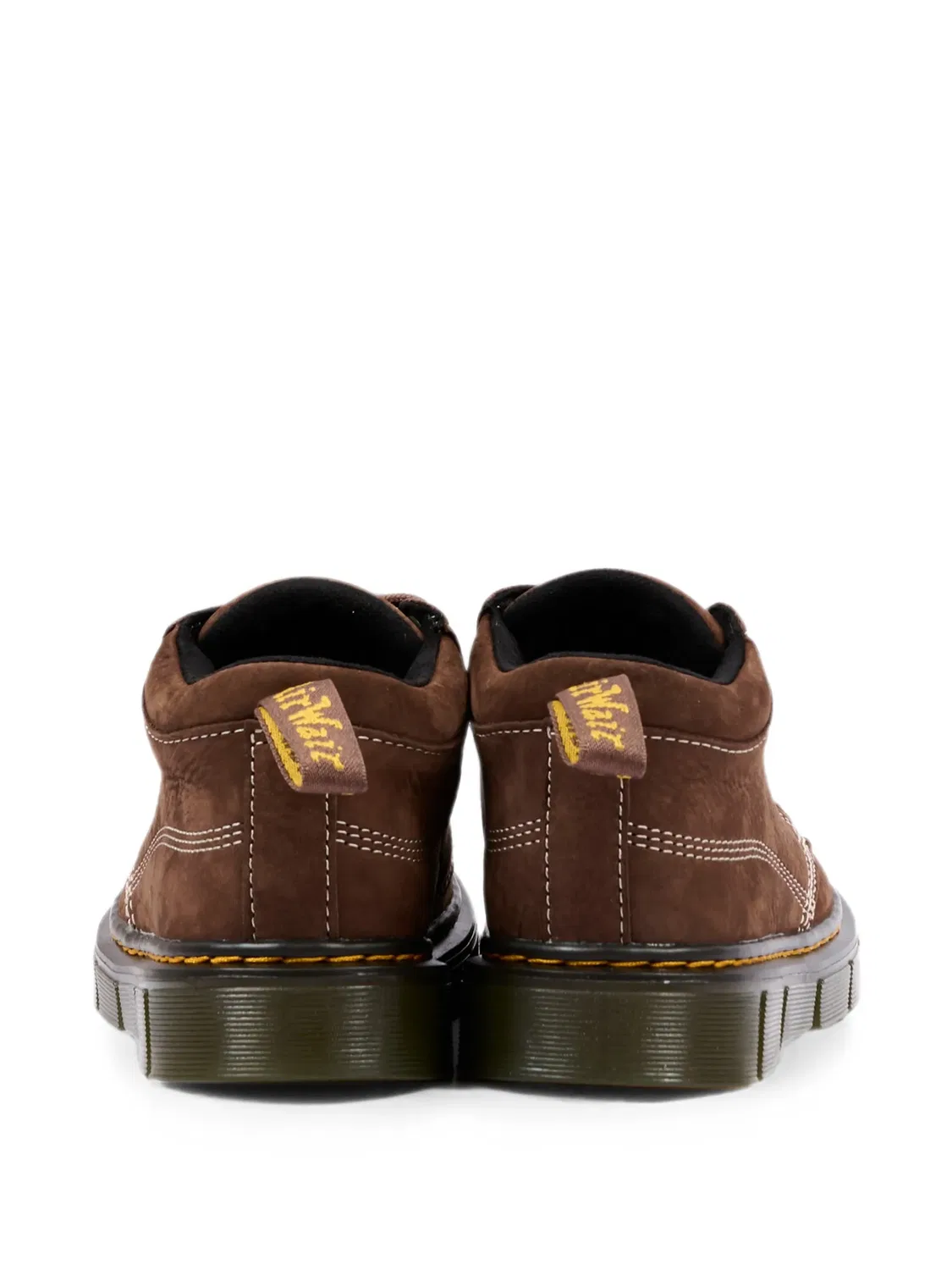 Ботинки Raffe с контрастной строчкой Dr. Martens Kids, коричневый — фото 3