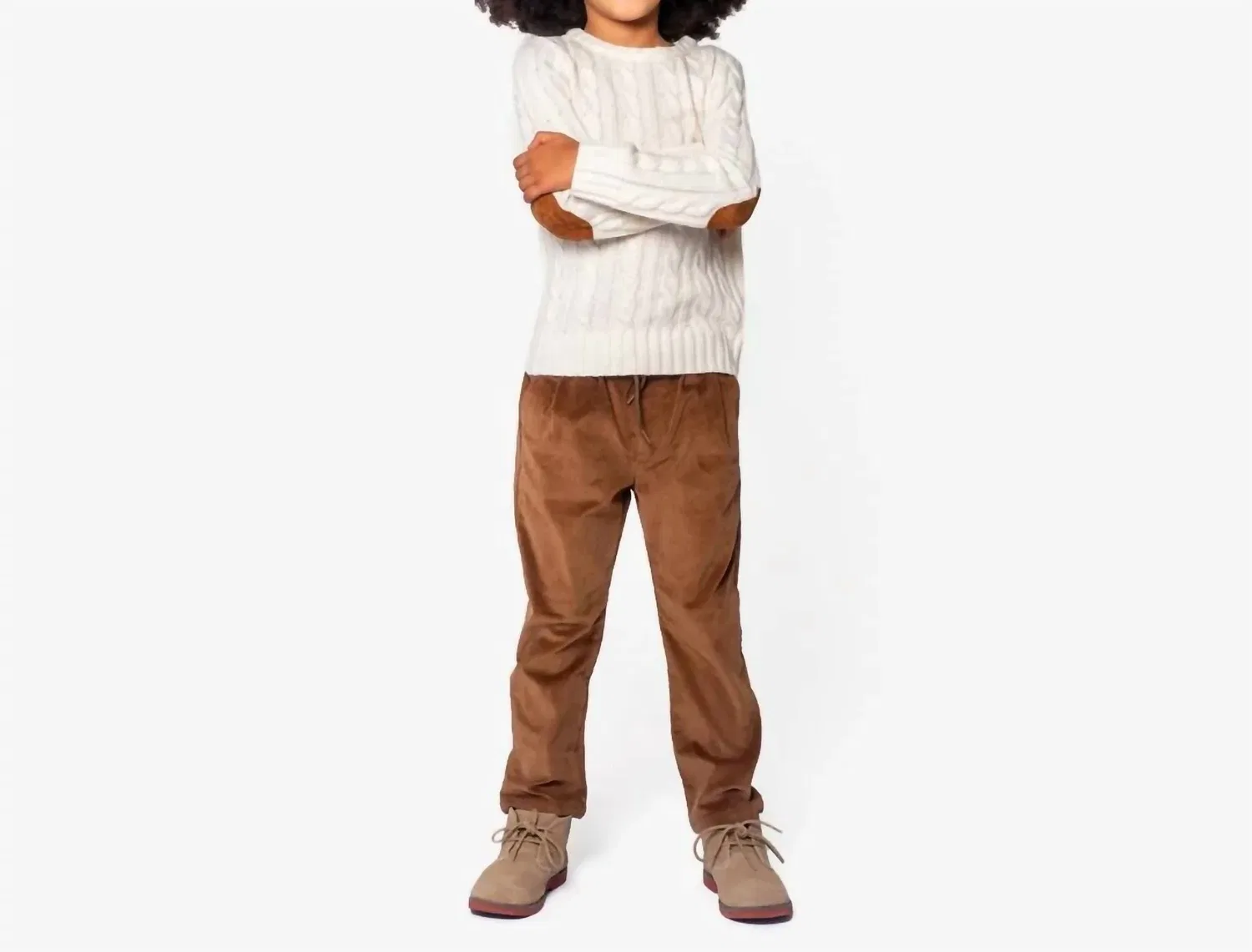 Детские брюки прямые с карманами Kid's Club Appaman, British Khaki