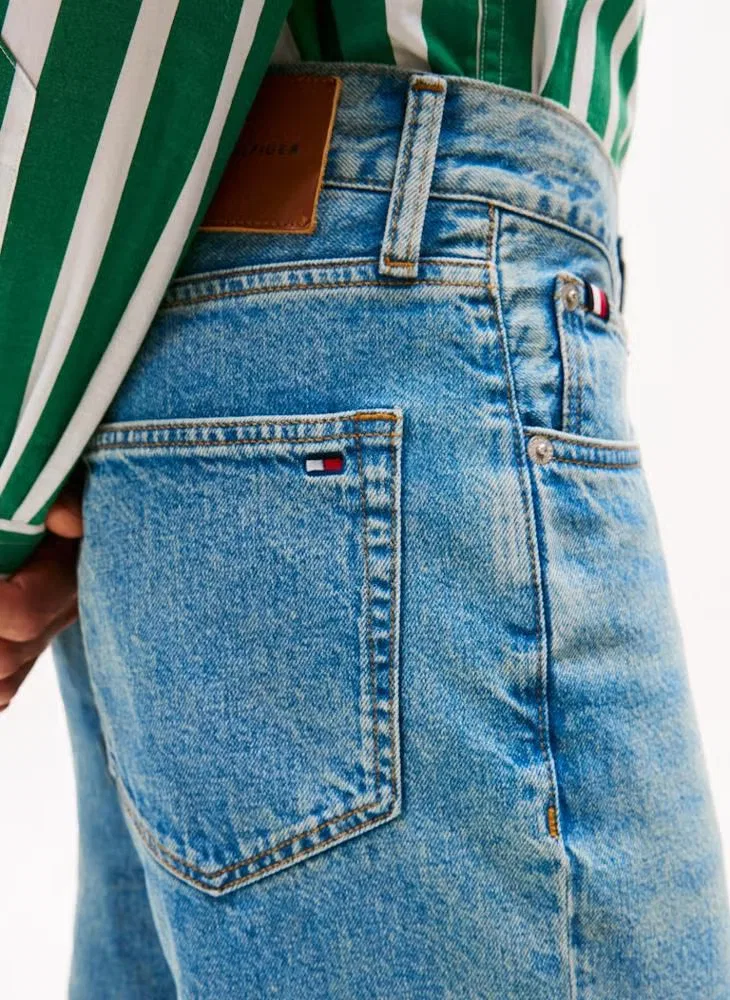 Джинсы зауженные прямые Harlem Tommy Hilfiger, светло-синий — фото 3