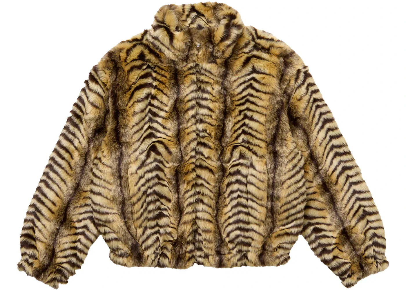 Мужская куртка-бомбер с искусственным мехом Supreme Faux Fur WINDSTOPPER Bomber Jacket, Tan