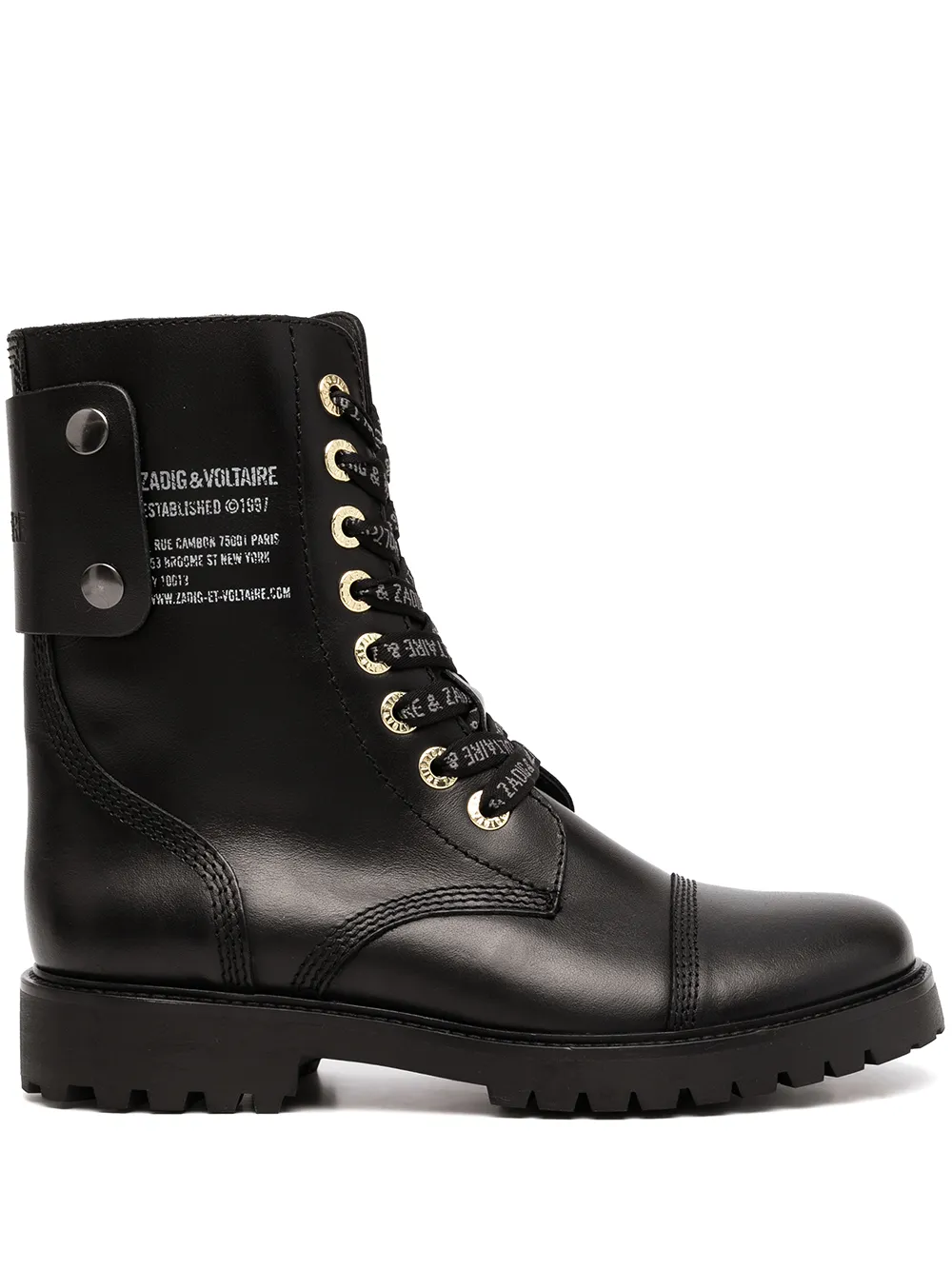 Ботинки Joe на шнуровке Zadig&Voltaire, черный