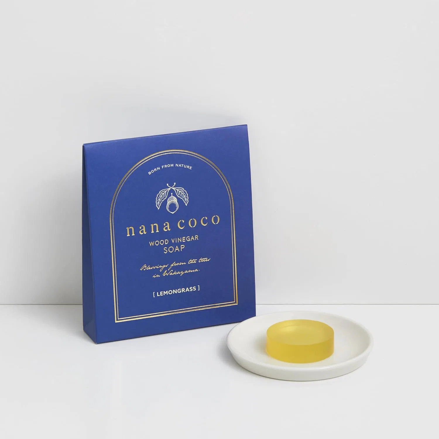 Мыло для лица с брендом Nanacoco, 15 г, с лимонграссом