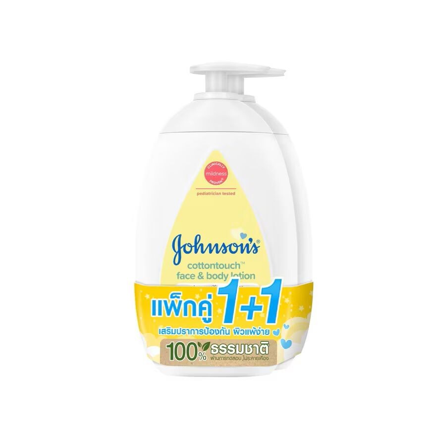 

Johnson 's Лосьон для лица и тела Cottontouch 500 мл. Двойной пакет, ํYellow