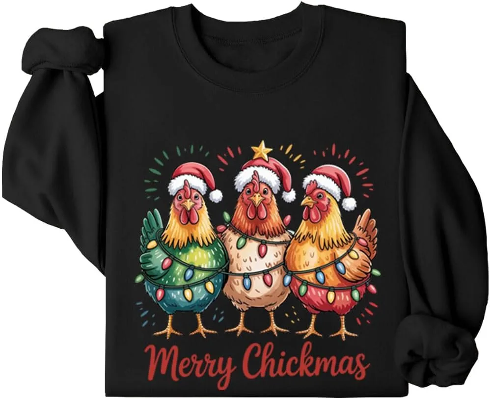 

Толстовка Merry Chickmas с курочками Relliot