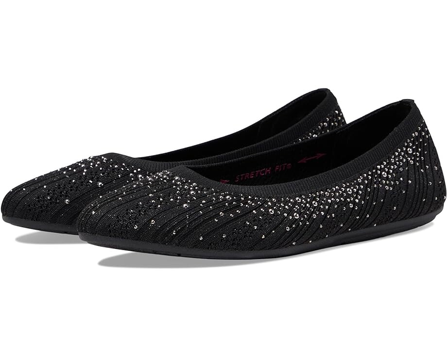 Туфли на плоской подошве SKECHERS Cleo 2.0 - Glitzy Daze, цвет Black Sparkle