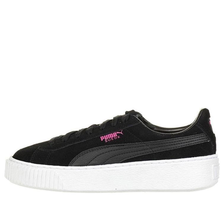

Кеды PUMA Suede Platform Jr Casual Shoes Black, черный