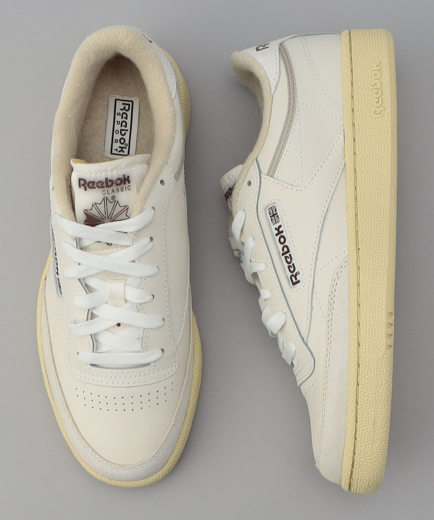 Кроссовки Reebok CLUB C 85 (размер, доступный только в интернет-магазине) Coen, OFF WHITE