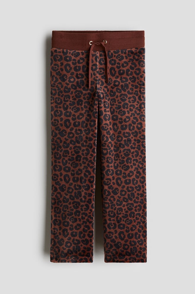 

Велюровые брюки H&M, бежевый