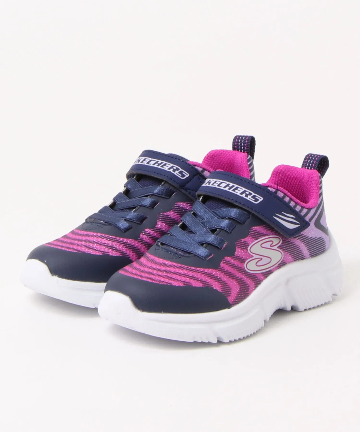 Детские кроссовки SKECHERS GO RUN 650-FIERCE FLASH тёмно-синие