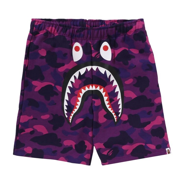 

Шорты BAPE ABC Camo Shark Sweatshorts, фиолетовый