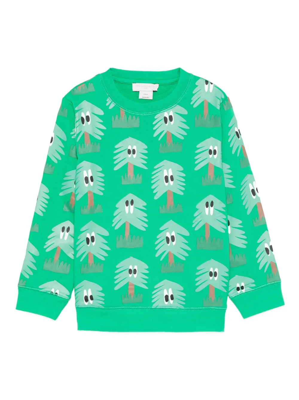 

Свитшот с принтом дерева Stella McCartney Kids, зеленый