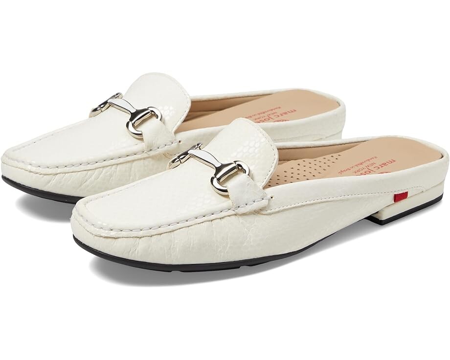 

Туфли на плоской подошве Marc Joseph New York Grand Mule, цвет White Snake