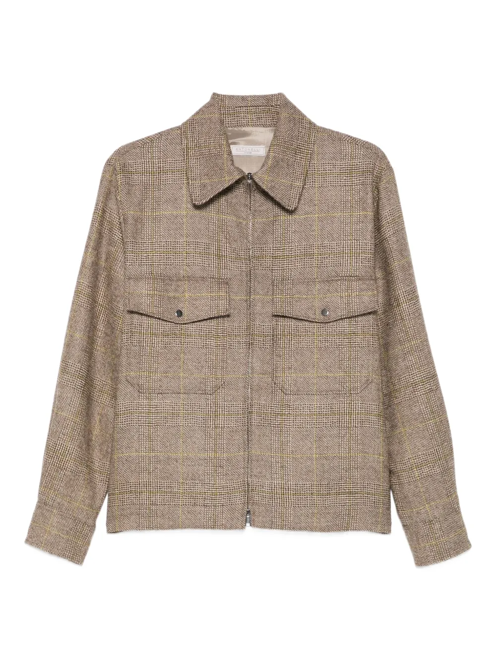 

Рубашка-куртка на молнии Antonelli, коричневый