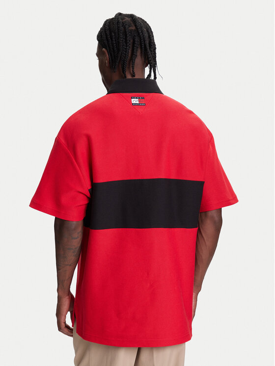 Свободная рубашка поло F1 Movie Race Day MW0MW41393 Tommy Hilfiger, красный — фото 3