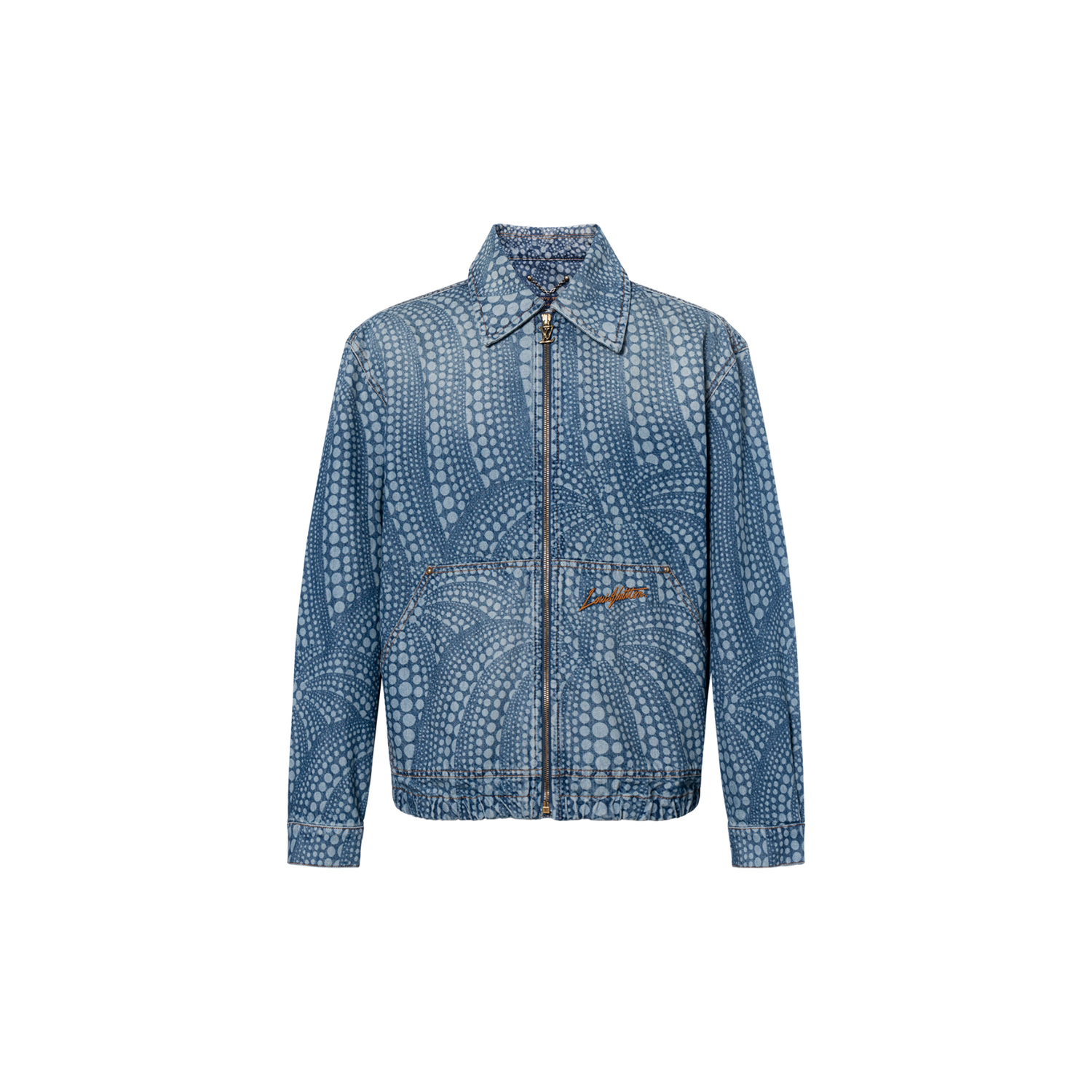 

Подержанная джинсовая куртка LOUIS VUITTON 2020-х годов с принтом X Yk Dots, в комплекте с фирменной сумкой, Серый, Подержанная джинсовая куртка LOUIS VUITTON 2020-х годов с принтом X Yk Dots, в комплекте с фирменной сумкой