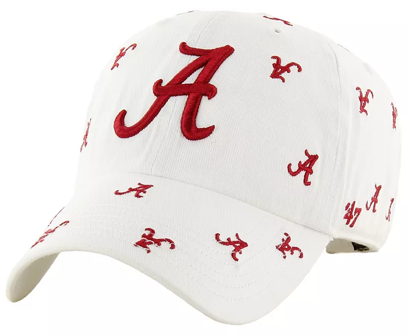 

Женская регулируемая шляпа с белыми конфетти '47 Alabama Crimson Tide